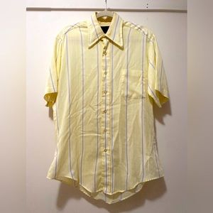 Vintage Striped Sears The Men’s Store Short Sleeve Shirt